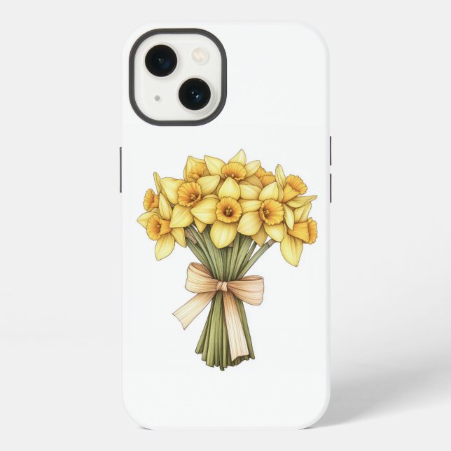 Funda Para iPhone Narcisos (Reverso )