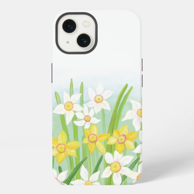 Funda Para iPhone Narcisos de primavera    (Reverso )