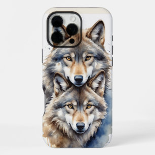 Funda Para iPhone 16 Pro Max Naturaleza animal de los lobos
