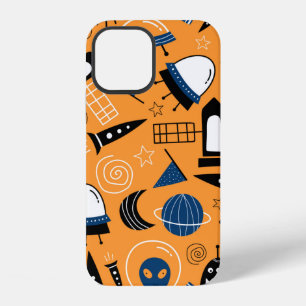 Funda Para iPhone 12 Naves espaciales alienígenas ovni lindas, planetas