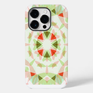 Funda Para iPhone 14 Pro Navidad Alegre Rojo Alegre Verde Estrella Chica