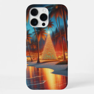 Funda Para iPhone 16 Pro Max Navidad Hawaiana/Tropical