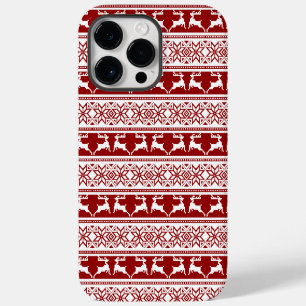 Funda Para iPhone 14 Pro Max Navidad nórdica reno escandinavo