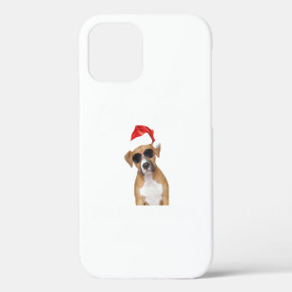Funda Para iPhone 12 Navidades Boxer Dog Xmas Animales Heredero Mascota