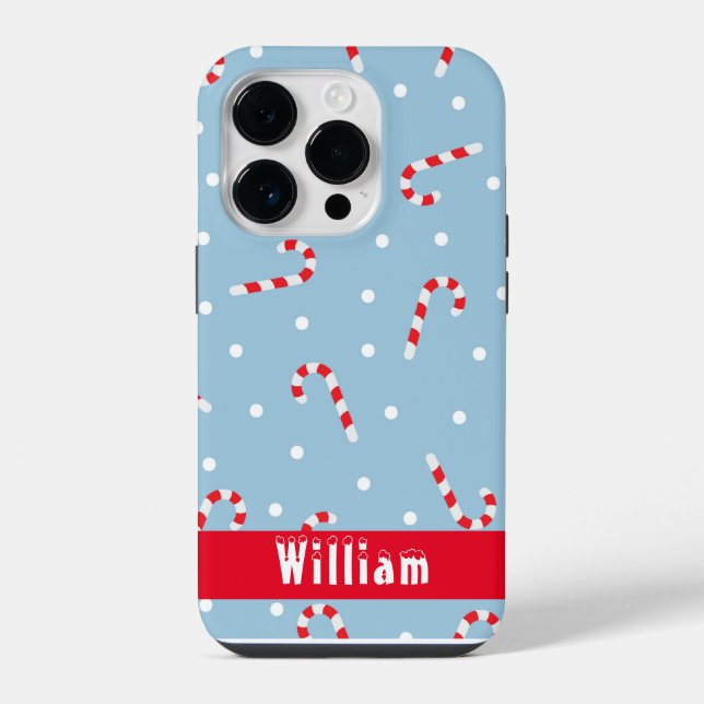 Funda Para iPhone Navidades de patrón de bonito Candy (Reverso )