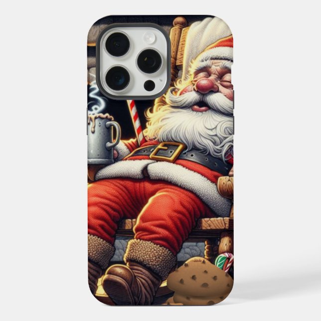 Funda Para iPhone Navidades durmientes de Santa María (Reverso )