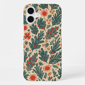Funda Para iPhone 16 Plus Navidades patrón iphone 16 funda