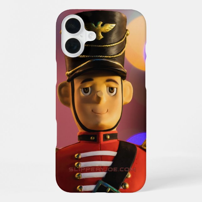 Funda Para iPhone Navidades soldado de juguete figurine SlipperyJoe  (Reverso )