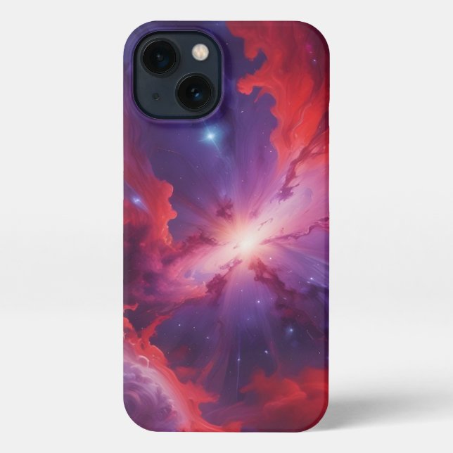 Funda Para iPhone Nebulosa Cósmica (Reverso )