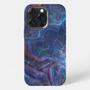 Funda Para iPhone 13 Pro Nebulosa fractal abstracta y morfología geométrica