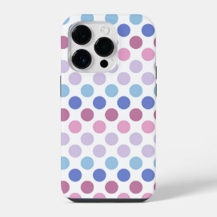 Funda Para iPhone 14 Pro Negrita Bandera del Orgullo Bisexual Colores Polka