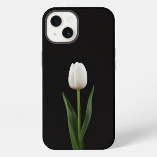 Negro 4 Luxe iPhone 13, Tulipán Blanco Perla