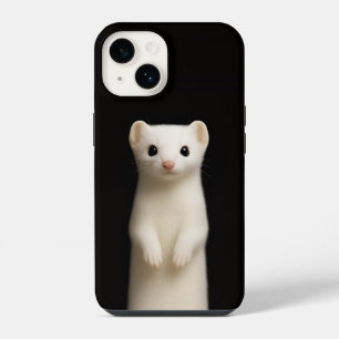 Funda Para iPhone 14 Negro 4 Luxe iPhone 14 Mate, Estiloso Armiño