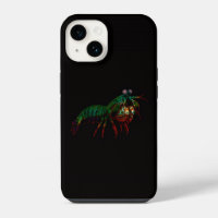 Negro 4 Luxe iPhone 14 Mate, Gamba Mantis