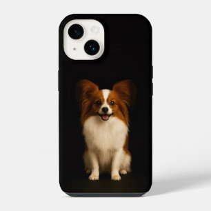 Funda Para iPhone 14 Negro 4 Luxe iPhone 14 Mate, Papillon Refinado