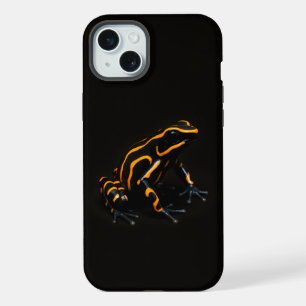 Negro 4 Luxe iPhone 15 Plus, Rana Naranja Negra