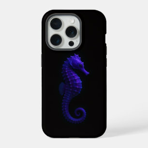 Negro 4 Luxe iPhone 15 Pro Mate, Caballo de Mar Vi