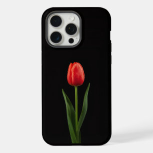 Negro 4 Luxe iPhone 15 Pro Max, Tulipán Rojo Rubí