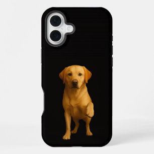 Funda Para iPhone 16 Plus Negro 4 Luxe iPhone 16 Plus, Labrador Tierno