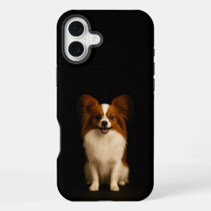 Funda Para iPhone 16 Plus Negro 4 Luxe iPhone 16 Plus, Papillon Refinado