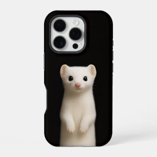 Funda Para iPhone 16 Pro Negro 4 Luxe iPhone 16 Pro, Ermino Elegante