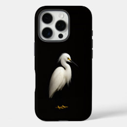 Funda Para iPhone 16 Pro Negro 4 Luxe iPhone 16 Pro, Garceta Grande
