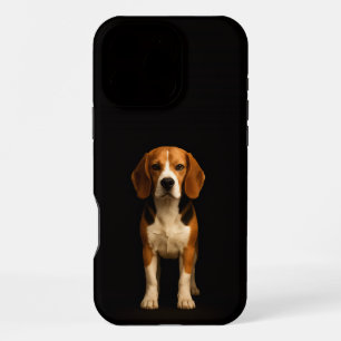 Funda Para iPhone 16 Pro Max Negro 4 Luxe iPhone 16 Pro Max, Beagle Amable