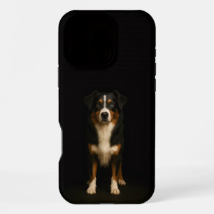 Funda Para iPhone 16 Pro Max Negro 4 Luxe iPhone 16 Pro Max, Pastor Australiano
