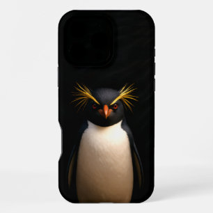 Funda Para iPhone 16 Pro Max Negro 4 Luxe iPhone 16 Pro Max, Pingüino de Roca