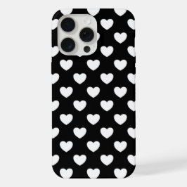 Negro con corazones blancos