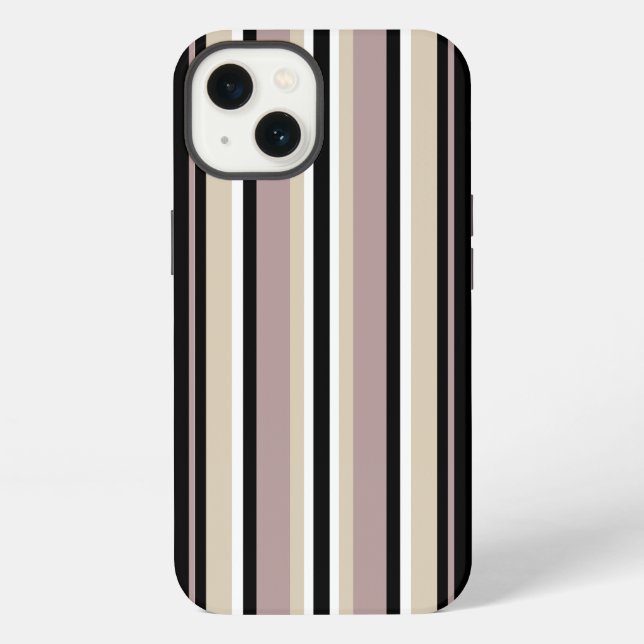 Funda Para iPhone Negro y Beige  (Reverso )