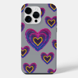 Funda Para iPhone 14 Pro Max Neon Anatomical Heart iPhone / iPad case