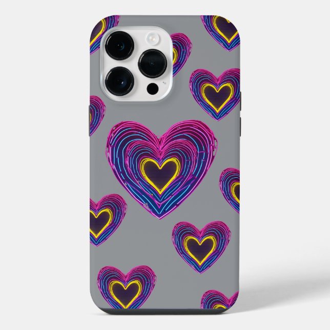 Funda Para iPhone Neon Anatomical Heart iPhone / iPad case (Reverso )