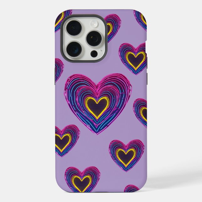 Funda Para iPhone Neon Anatomical Heart iPhone / iPad case (Reverso )
