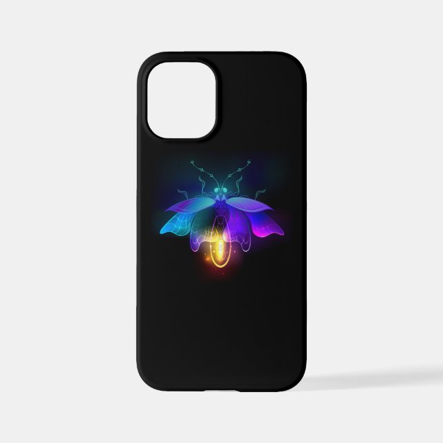 Funda Para iPhone Neon Firefly en negro (Reverso )