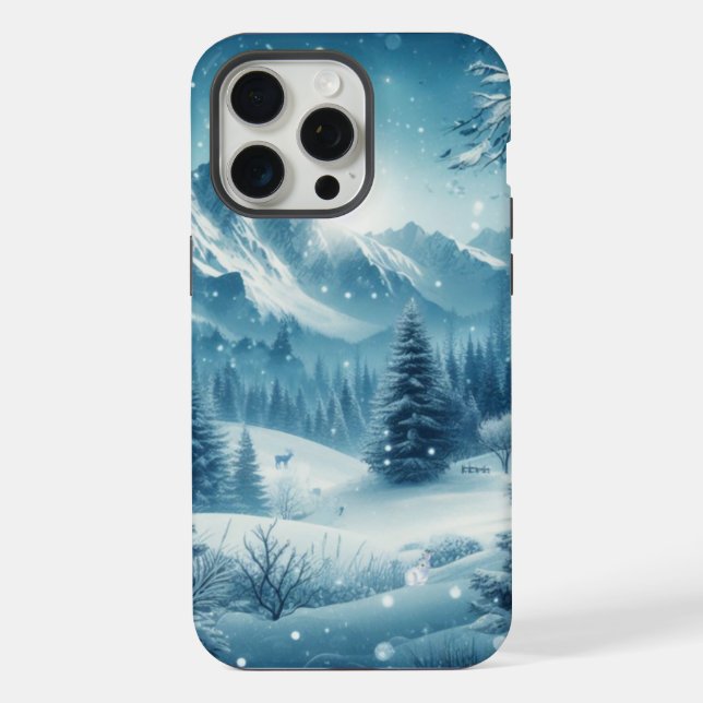 Funda Para iPhone Nevada Winter Mountain (Reverso )