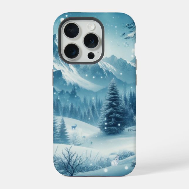 Funda Para iPhone Nevada Winter Mountain (Reverso )