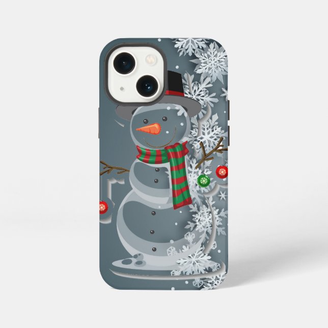 Funda Para iPhone Nieve de invierno (Reverso )