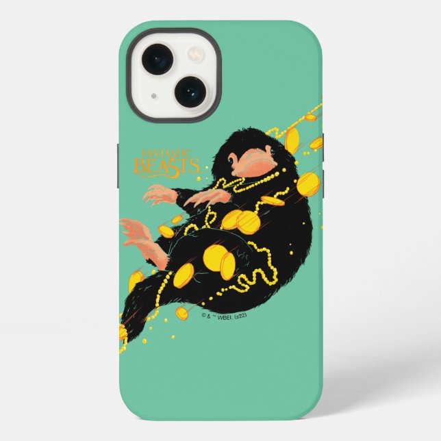 Funda Para iPhone Niffler Flotando Con Oro (Reverso )