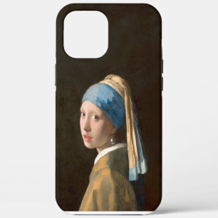 Funda Para iPhone 12 Pro Max Niña con un pendiente de perla de Johannes Vermeer