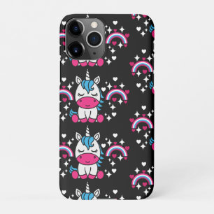 Funda Para iPhone 11Pro Niñas Unicorn Pony