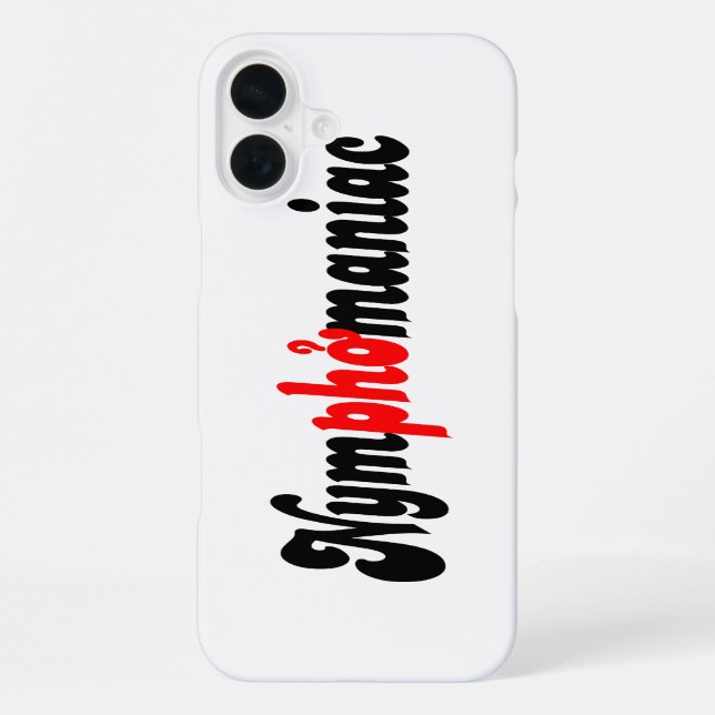 Funda Para iPhone Ninfómana (Reverso )