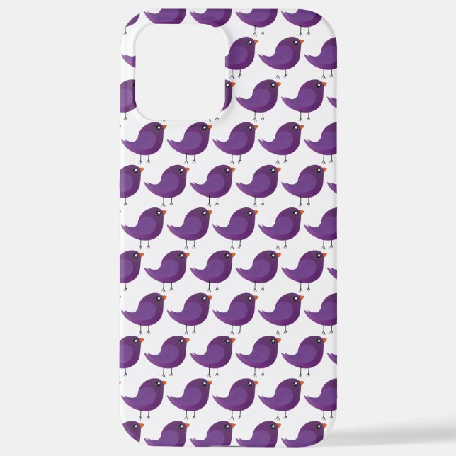 Funda Para iPhone Niños adorables pájaros (Reverso )