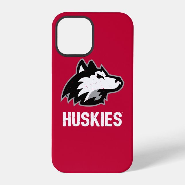 Funda Para iPhone NIU Huskies angustiado (Reverso )