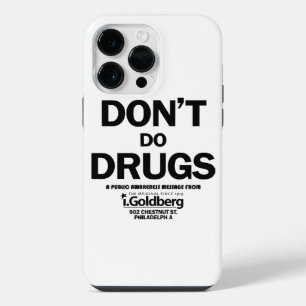 Funda Para iPhone 14 Pro Max No a las Drogas como se ve en Bernard Summer