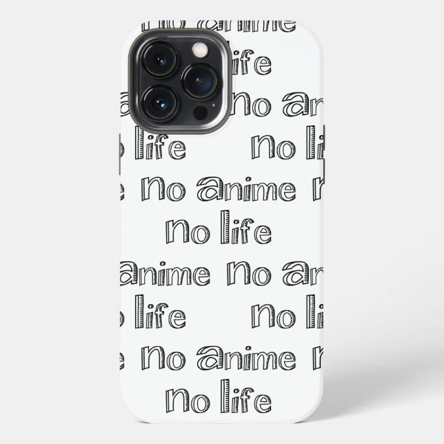 Funda Para iPhone no anime no vida (Reverso )