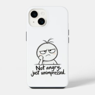 Funda Para iPhone 14 No enojada, solo sin impresionar