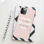 Funda Para iPhone 11Pro Max No Estás Solo En Una Cita De Motivación Positiva C<br><div class="desc">No Estás Solo En Una Cita De Motivación Positiva Chica</div>