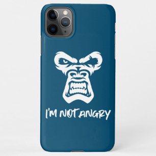 Funda Para iPhone 11Pro Max No estoy enojado, el mono