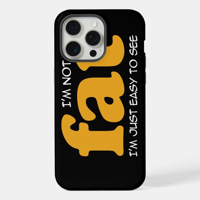 Funda Para iPhone No estoy gordo (Reverso )